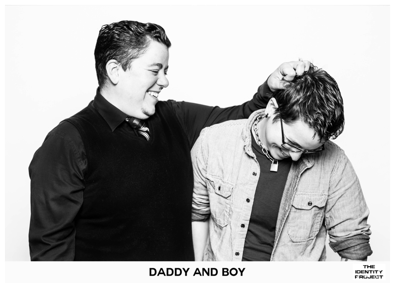 The Identity Project: “Butch daddy poet” and “Genderqueer leather boy”
