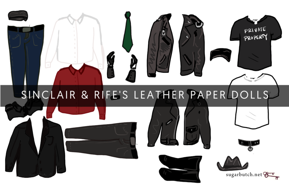 Sinclair & rife Are Leather Paper Dolls (& You Can Download Us!)