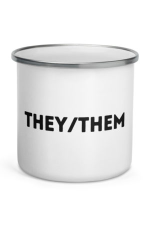 Pronouns - THEY/THEM Enamel Mug