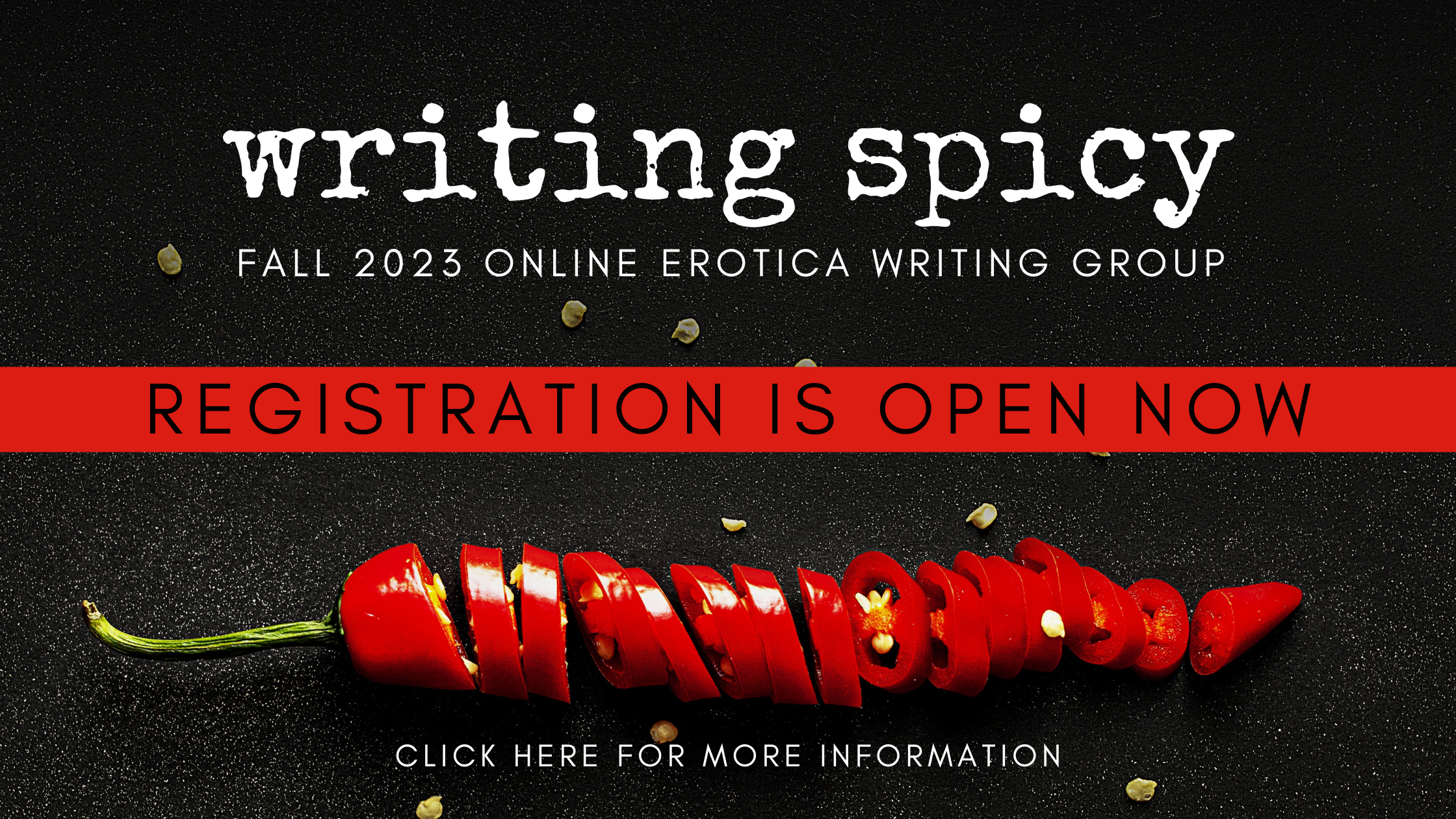 writing spicy: fall 2023 online erotica writing group registration is open now! click here